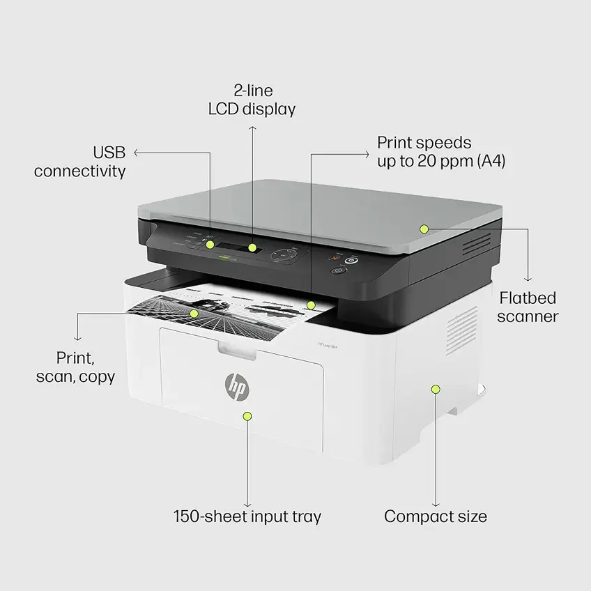HP Laser MFP 1188a Printer