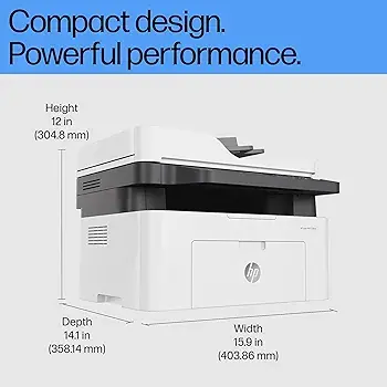 HP Laser MFP 138fnw Multifunction Wireless Printer