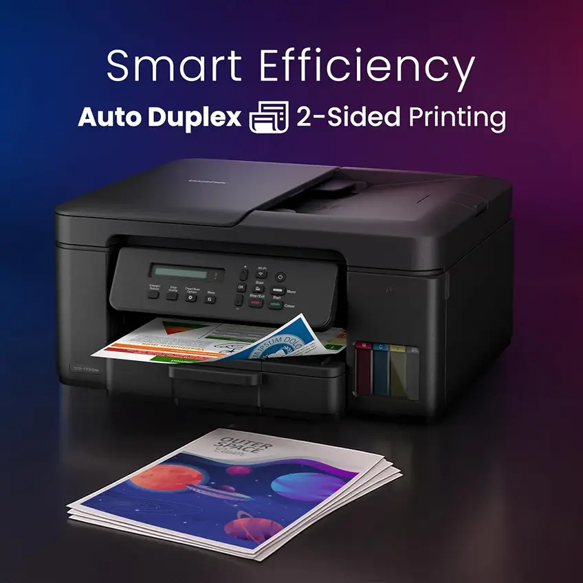 Brother DCP-T730DW Wireless All-in-One Ink Tank Printer with Duplex, ADF, WiFi