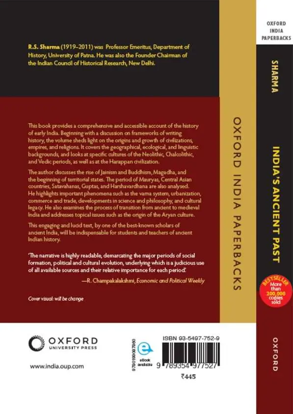 India's Ancient Past by R.S. Sharma