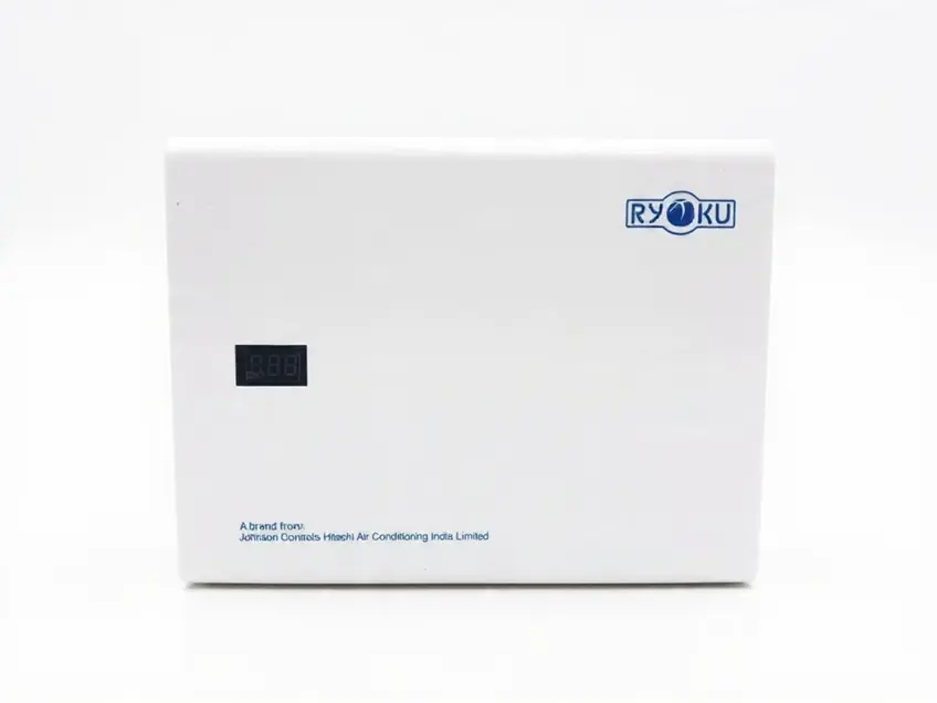 RYOKU 4kVA Voltage Stabilizer for upto 1.5 Ton AC | Digital Display | Wide Voltage Input 150V–270V