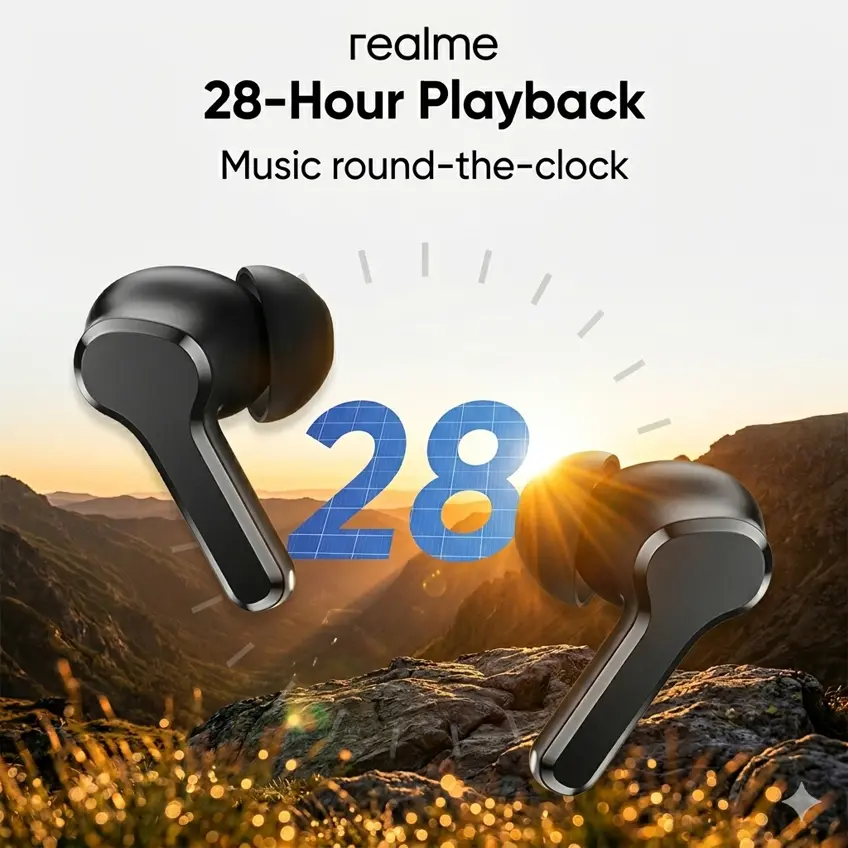 Realme Buds T100 (Black)