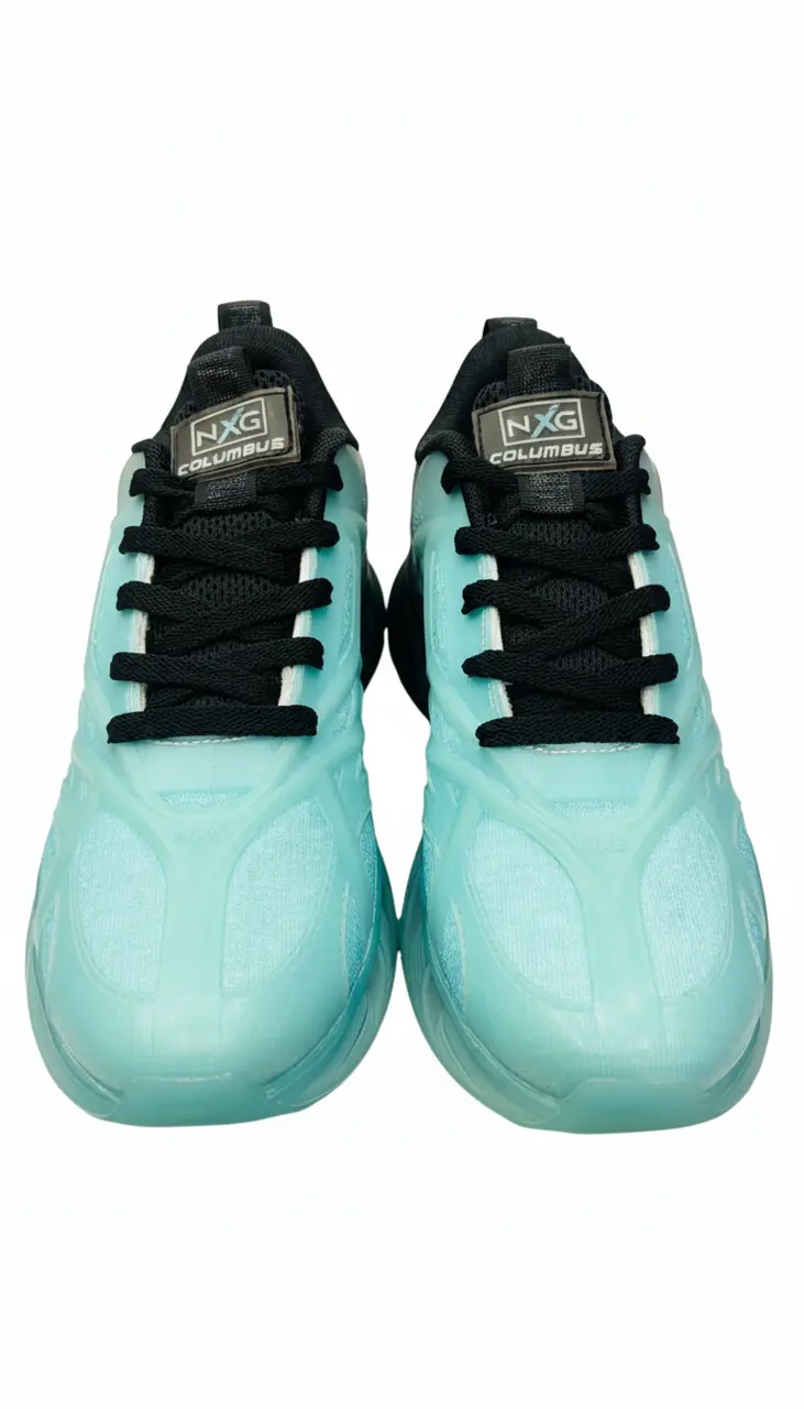 Columbus NXG Aqua Blue Sports Running Shoes for Men | Lightweight & Stylish Comfort