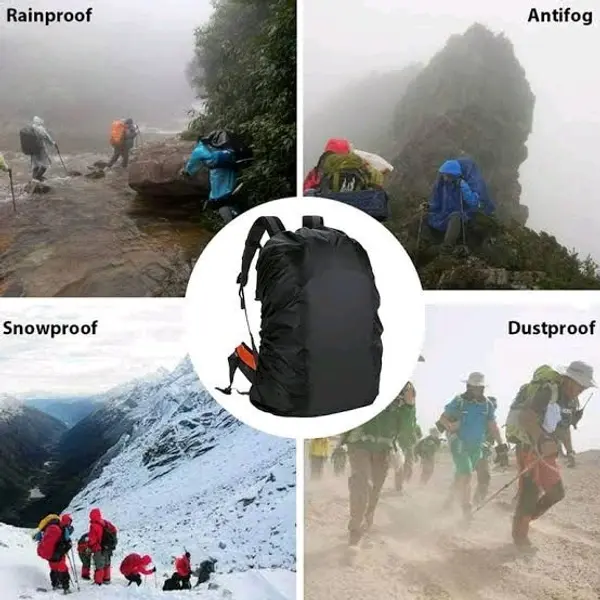 Black Waterproof Outdoor Gear – Backpack Rain Coat & Jackets for All-Weather Protection